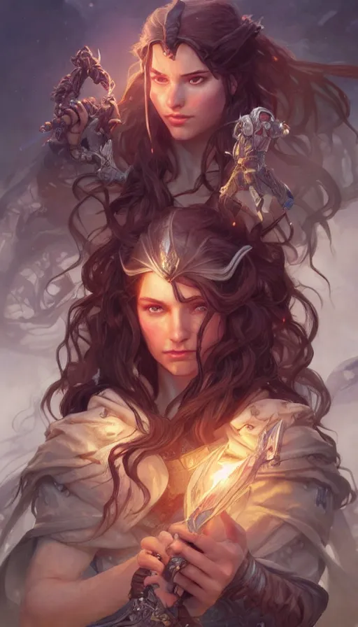 Image similar to girls, warhammer, lord of the rings, sweaty, perfect faces, pixel art, highly detailed, artstation, concept art, smooth, unreal engine 5, 8 k, art by artgerm and greg rutkowski and alphonse mucha