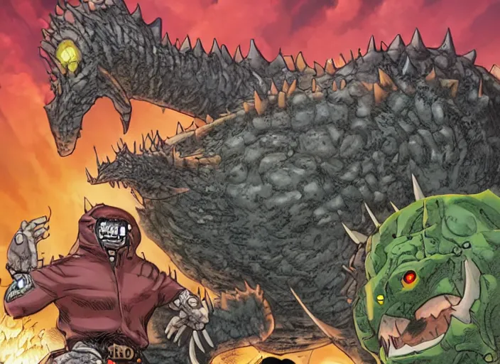 Godzilla Earth vs Red Hulk - Battles - Comic Vine