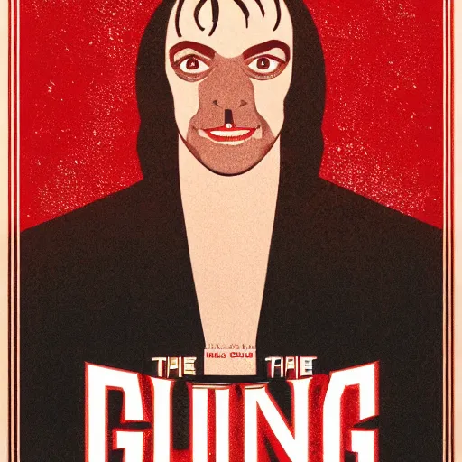 Prompt: poster for “ the shining ” movie