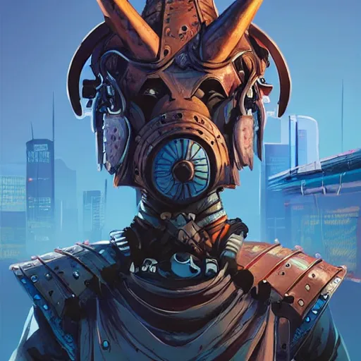 Image similar to cyberpunk viking helmet mask warrior goddess robot ninja fantasy, art gta 5 cover, official fanart behance hd artstation by jesper ejsing, by rhads, makoto shinkai and lois van baarle, ilya kuvshinov, ossdraws