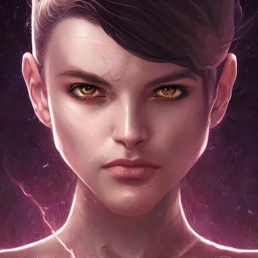 Image similar to a powerful psychic man unleashing psychic powers, symmetrical facial features, intricate, elegant, digital painting, concept art, illustration, smooth, sharp focus, finely detailed, in the style of artgerm and greg rutkowski and william adolfe bouguerea,