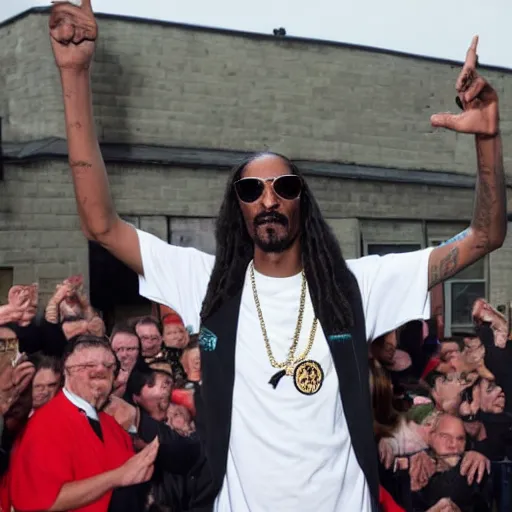 Prompt: snoop dogg in barnsley