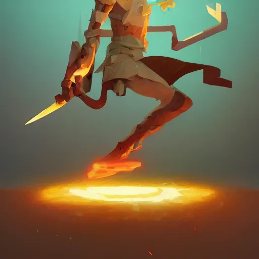 Prompt: battle toast, a slice of toasted bread with a face, arms and legs, holding a sword, volumetric lighting, dynamic composition, fantasy, hyper detailed, ultra realistic, sharp focus, octane render, concept art by sachin teng and sergey kolesov and ruan jia and heng z