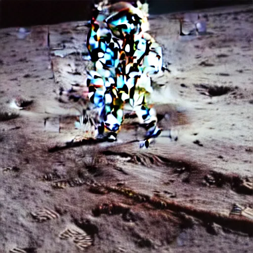 Prompt: photo of nasa faking the moon landing