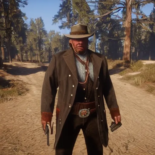 Image similar to Nikolay Valuev in Red Dead Redemption 2