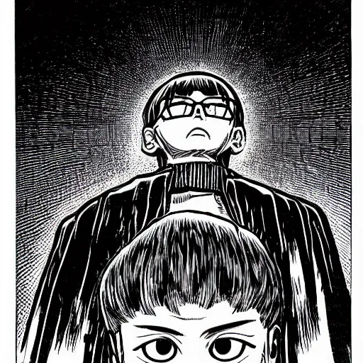 Image similar to a powerful psychic man emitting psychic powers, by innio asano,