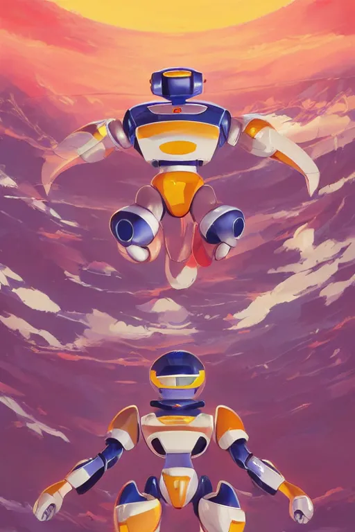 Image similar to metabots medabots medarotto medarot robot minimalist comics, behance hd by jesper ejsing, by rhads, makoto shinkai and lois van baarle, ilya kuvshinov, rossdraws global illumination ray tracing hdr radiating a glowing aura