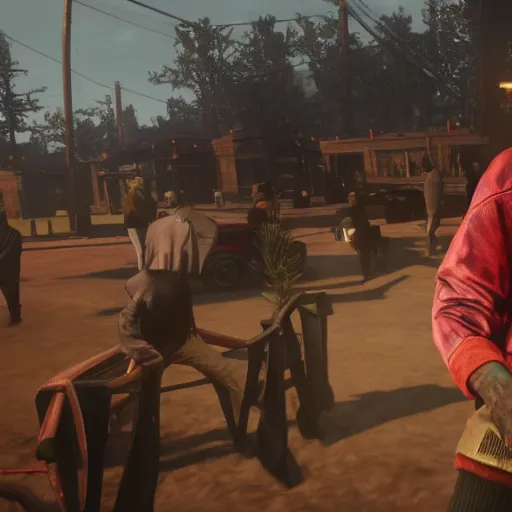 Image similar to Juice wrld In red dead redemption 2 4K detail