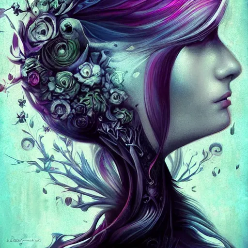 Image similar to just art for dark metal music, no words, no letters, only art by anna dittmann