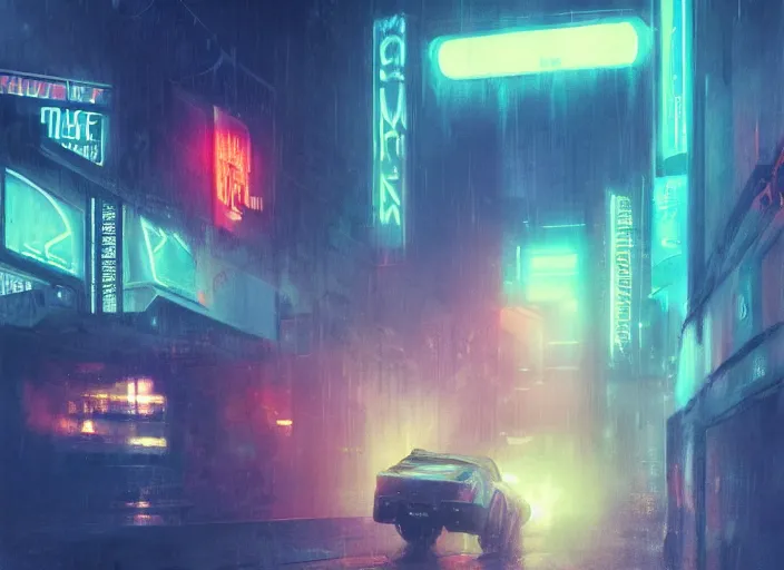 Image similar to a scene from blade runner 2 0 4 9, neon lights, highly detailed, perfect lighting, perfect composition, 4 k, artgerm, derek zabrocki, greg rutkowski