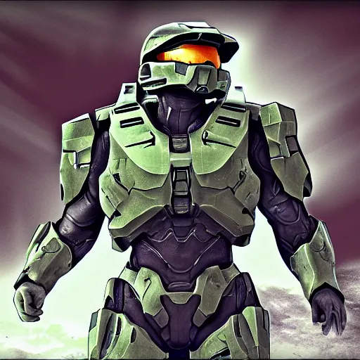 Image similar to halo series wallpaper, digital art