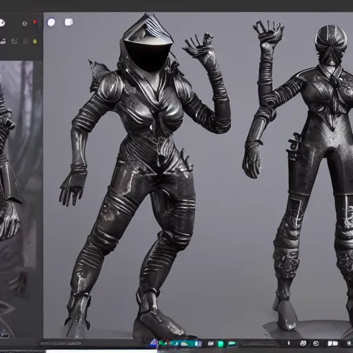 Image similar to space ninja character design, octane render, cinema 4 d, award winning, beautiful aesthetic design, unreal engine 5, ultra detailed