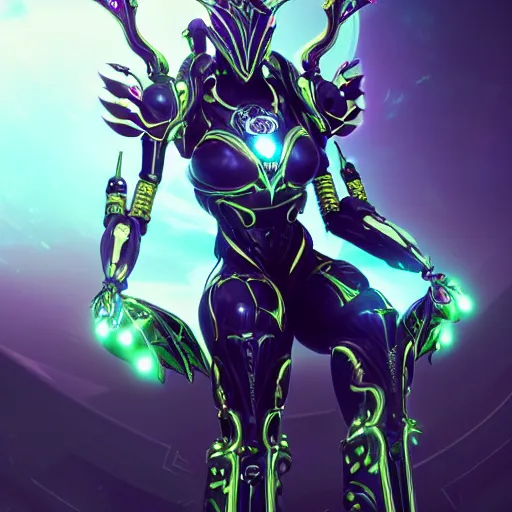 Image similar to highly detailed exquisite fanart, of a beautiful female warframe, but as an anthropomorphic robot dragon, sitting regally on a soft green sofa, with robot dragon head, shining reflective off-white plated armor, bright Fuchsia skin, full body shot, epic cinematic shot, realistic, professional digital art, high end digital art, DeviantArt, artstation, Furaffinity, 8k HD render, epic lighting, depth of field