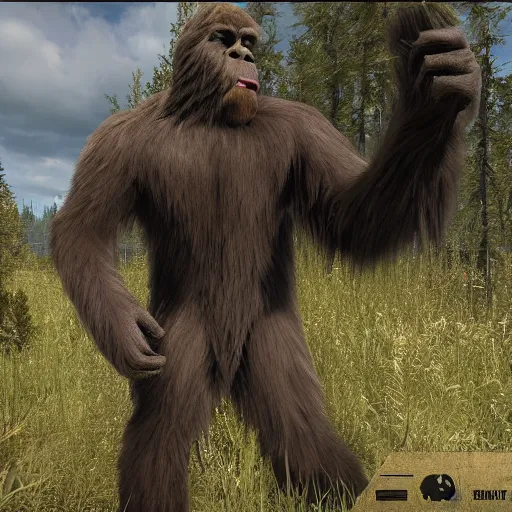 Image similar to bigfoot in escape from tarkov