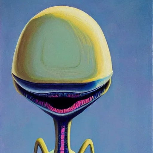 Image similar to alien by wayne thiebaud