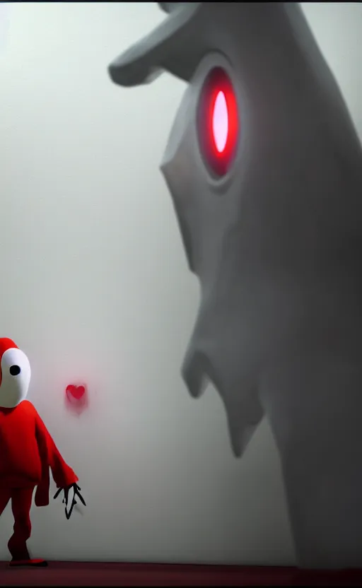 Image similar to super super super epic cinematic shot of SCP-096 shy guy, scp foundation, movie jumpscare, 8k scene, very bloody, ++++++ super super super dynamic action, dynamic lighting, dynamic shaders, dark room, amazing quality