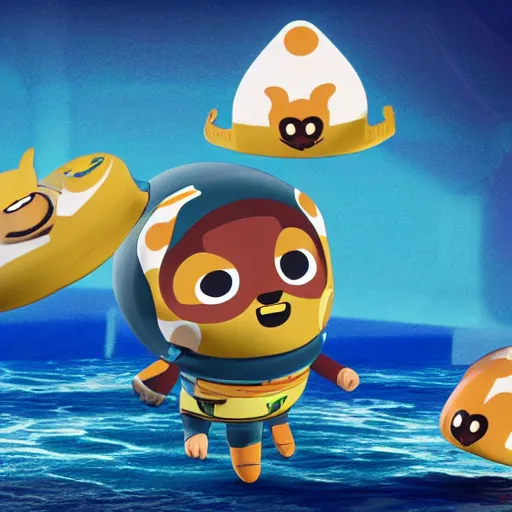 Image similar to kwazii from the octonauts on trial for mutiny