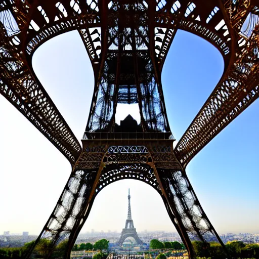 Image similar to eiffel tower flying away