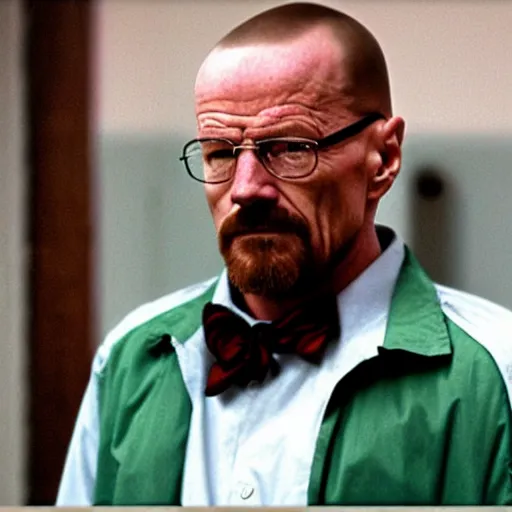 Prompt: Walter White wearing a miniskirt