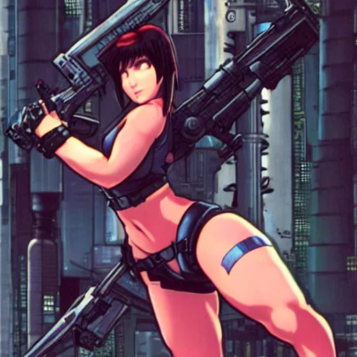 Image similar to tifa lockheart in ghost in the shell!! by masamune shirow