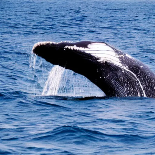 Image similar to a a photo of a cachalot whale spermwhale