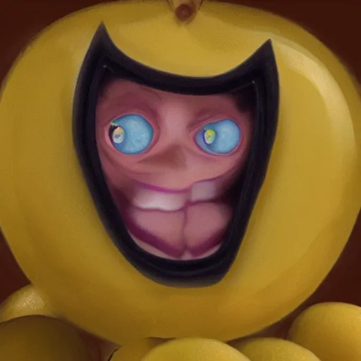 Image similar to a terrified lemon