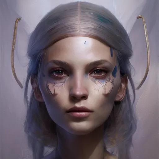 Image similar to a finely detailed portrait of a morph, futuristic, intricate, elegant, digital painting, trending on Artstation, concept art, smooth, sharp focus, illustration, by Ruan Jia and Mandy Jurgens and Artgerm and and william-adolphe bouguerea, award winning