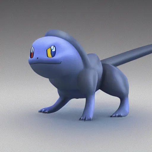 Image similar to pokemon that doesn't exist, 3 d rendered