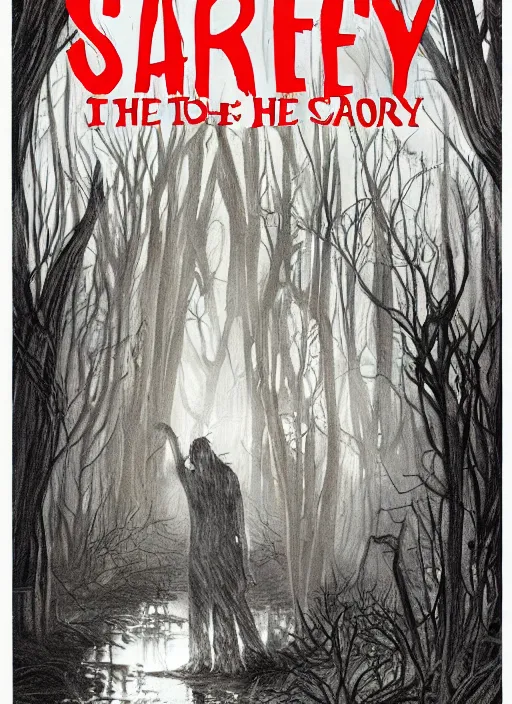 Image similar to book cover of scary stories to tell in the dark paperback novel