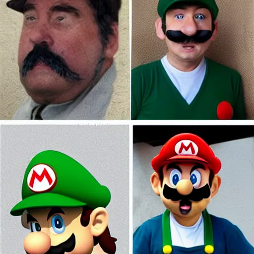 charlie day with a mustache dressed as luigi, cosplay