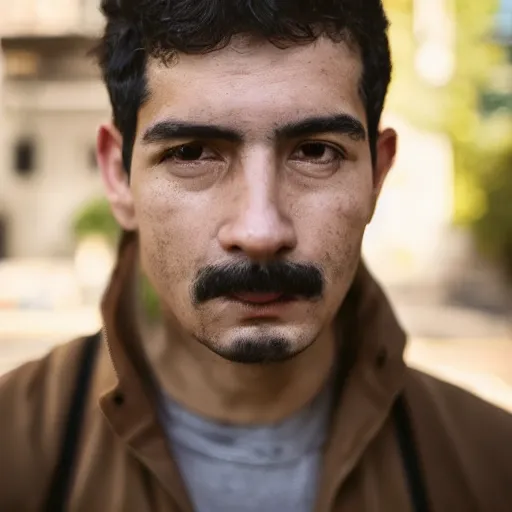 Image similar to Camilo Cesar Augusto Gomez Chaparro, perfect face proportions, facial hair, anthropologist, McGill , 8k, cinematic, reality,