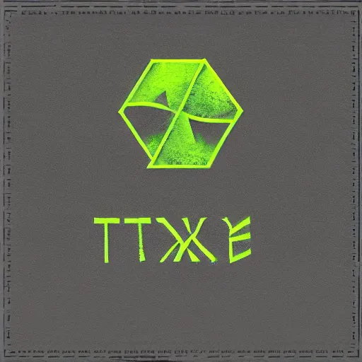 Image similar to Toxic T-rax, minimalism