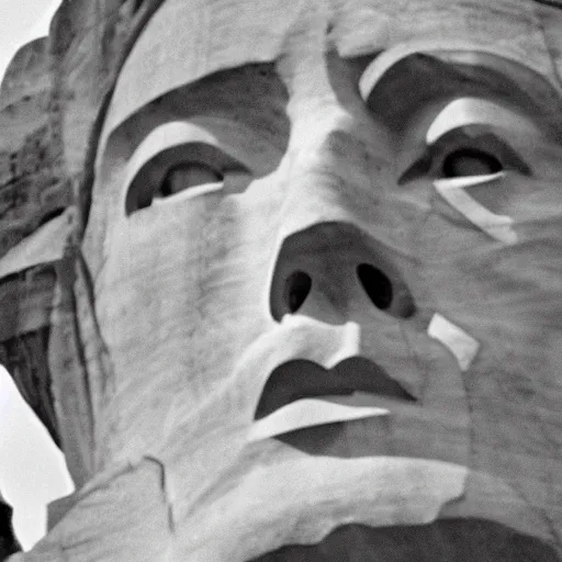 Image similar to a photo of mount rushmore after donald trump's face had been added. the photo clearly depicts the facial features of donald trump and his particular hair style carved into the stone at the mountain top