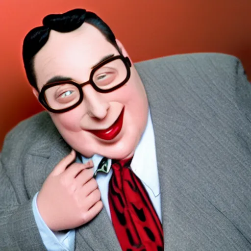 Prompt: morbidly obese Pee-Wee Herman