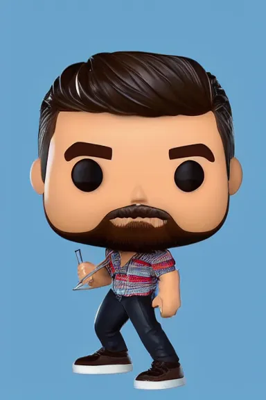 Image similar to “ very very intricate photorealistic photo of a hasan piker funko pop on a white background, award - winning details ”