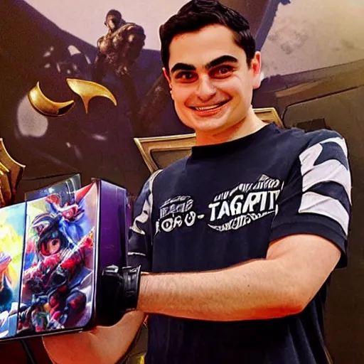 Prompt: ben shapiro as a league of legends champion