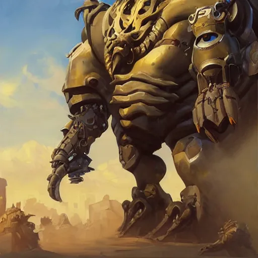 Prompt: greg manchess portrait painting of a huge armored cthulhu as overwatch character, medium shot, asymmetrical, profile picture, organic painting, sunny day, matte painting, bold shapes, hard edges, street art, trending on artstation, by huang guangjian and gil elvgren and sachin teng