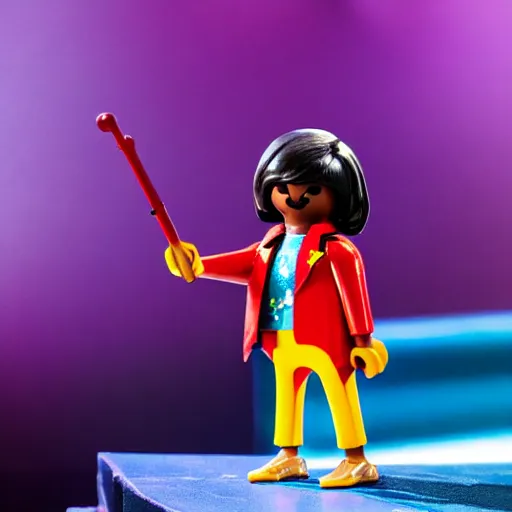 Prompt: photo of snoop dog as a playmobil character performing on stage, ultra detailed, trending on instagram, 8 k