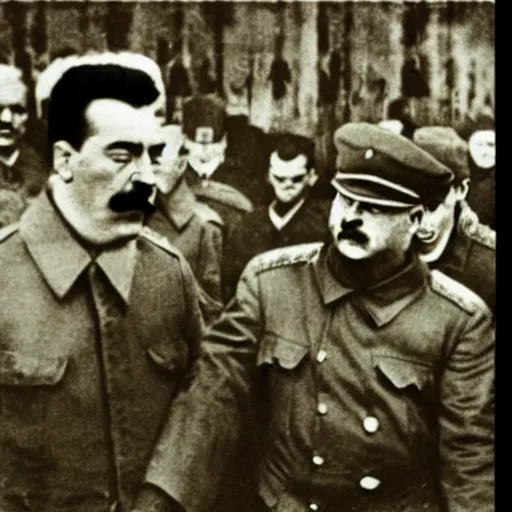 Image similar to stalin's death, photo in color