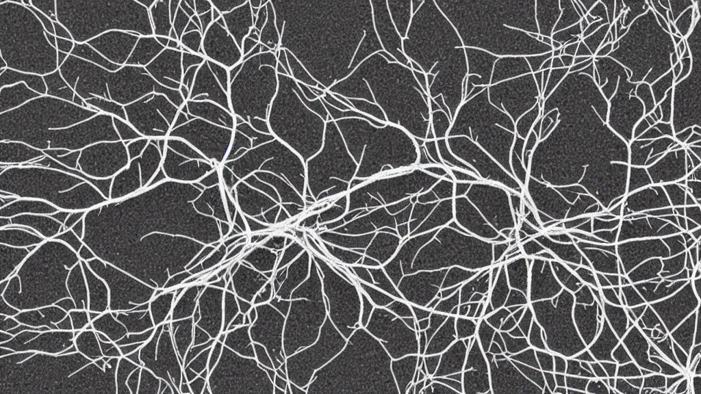 Prompt: neuron cell viewed from a scanning tunneling electron microscope, ultra high detail