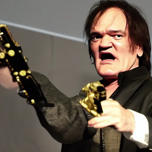 Prompt: quentin tarantino in the video game elden ring