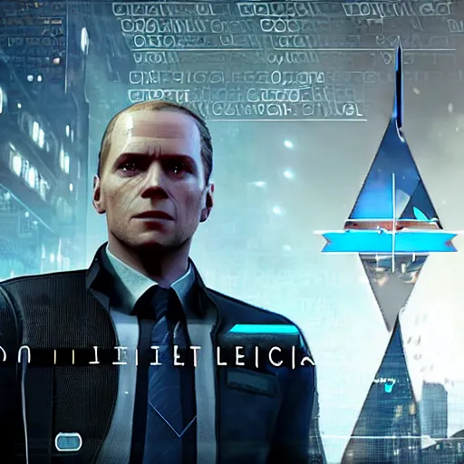 Prompt: detroit : become human cutscene