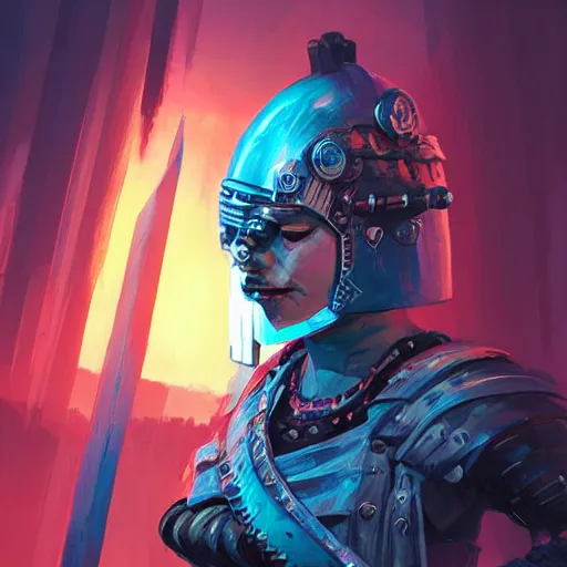 Image similar to cyberpunk viking helmet mask warrior goddess robot ninja fantasy, art gta 5 cover, official fanart behance hd artstation by jesper ejsing, by rhads, makoto shinkai and lois van baarle, ilya kuvshinov, ossdraws