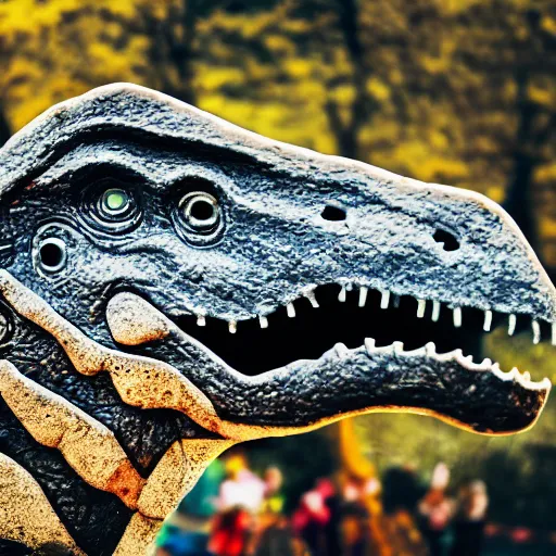 Image similar to Anthropological Dinosaur, 8k bokeh effect