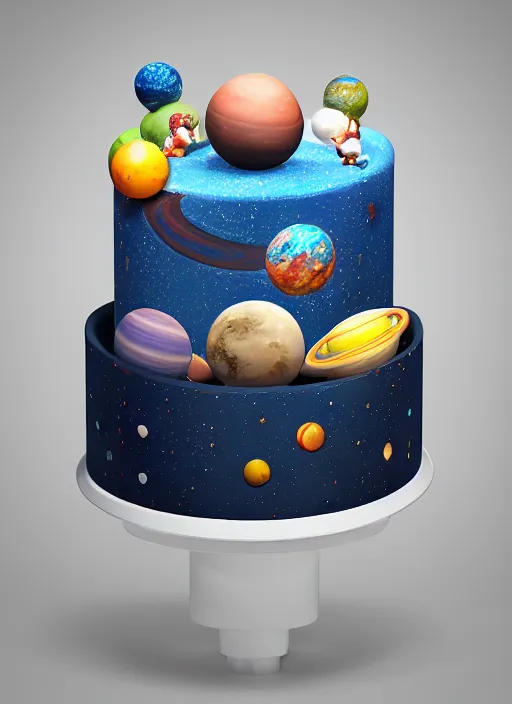 Send Solar Planet Theme Cake online by GiftJaipur in Rajasthan