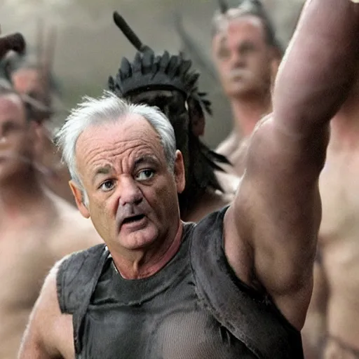 Prompt: bill murray starring in 3 0 0