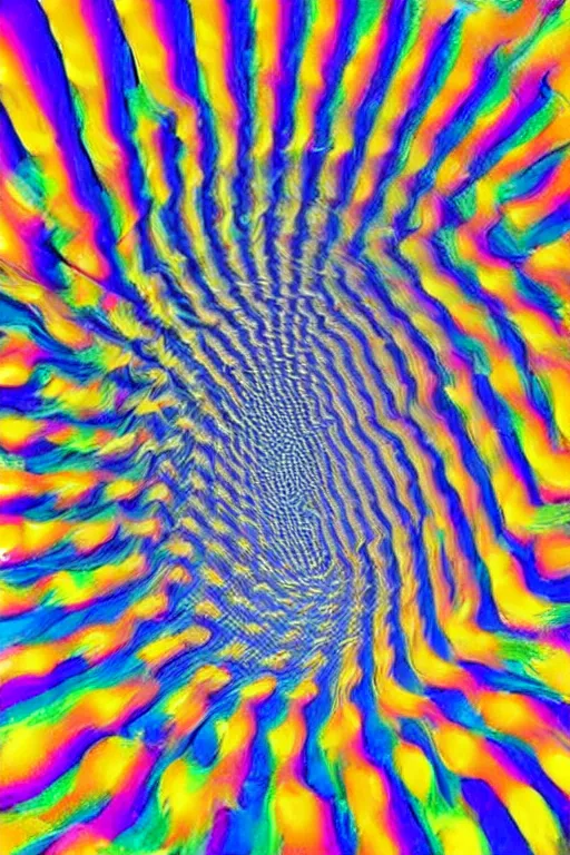 Prompt: mind-bending-optical-illusion this image make me feel good intense-visual-illusion neuro-illusion effect #bliss #endorphin-release #visual-stimuli #sensory-overload