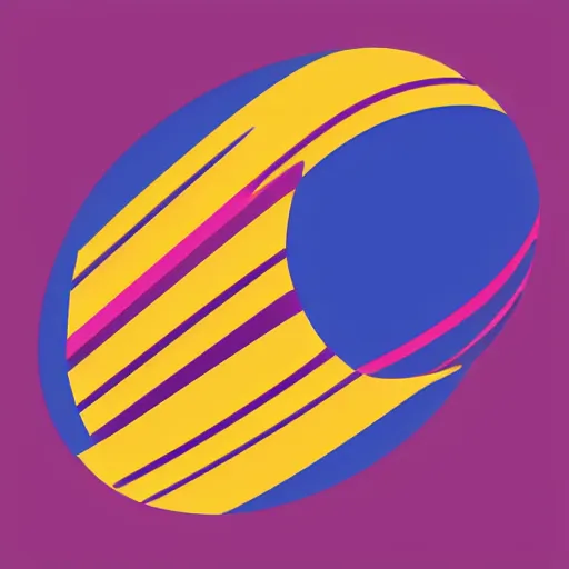 Image similar to waves in bottom front of a giant volleyball with seams in the background, vector logo, professional sports style, flat colour, svg, professional, sharp edges