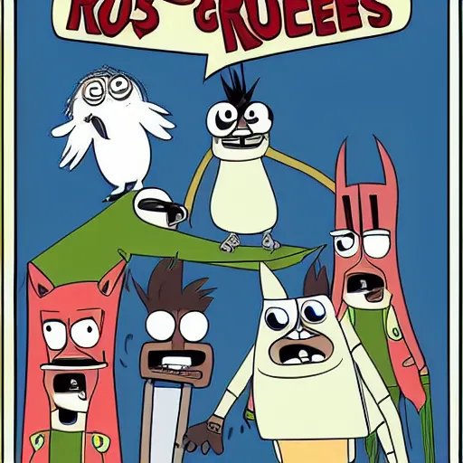 Image similar to regular show