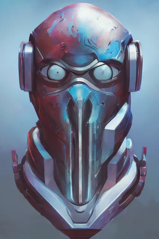 Image similar to epic mask helmet robot ninja portrait stylized as fornite style game design fanart by concept artist gervasio canda, behance hd by jesper ejsing, by rhads, makoto shinkai and lois van baarle, ilya kuvshinov, rossdraws global illumination radiating a glowing aura global illumination ray tracing hdr render in unreal engine 5